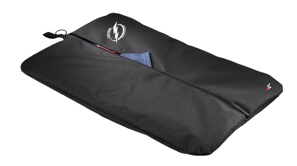 Jersey garment bag lightning