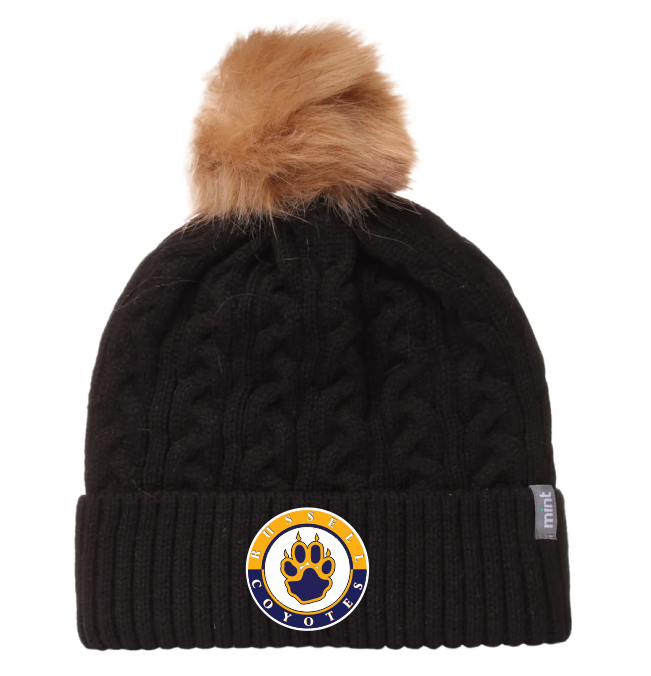 Pompom textured toque 26 Coyotes Comp