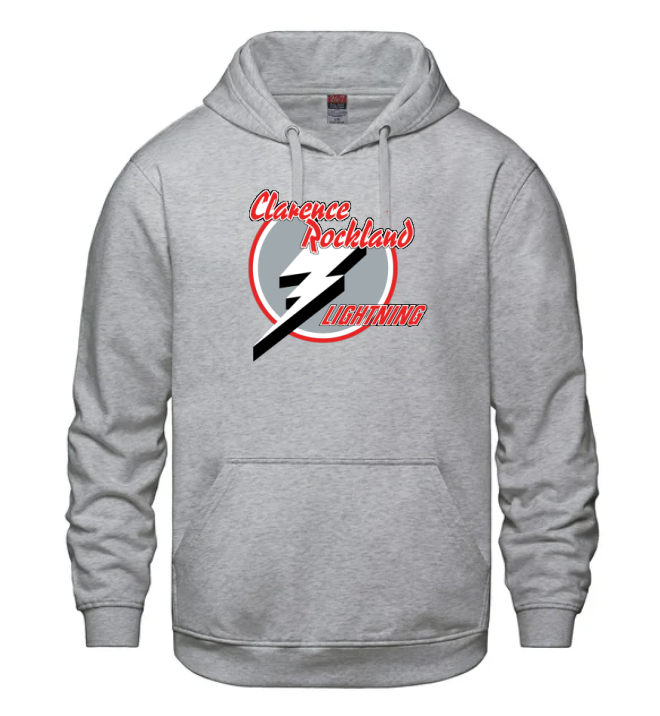 Cotton Hoodie lightning retro logo