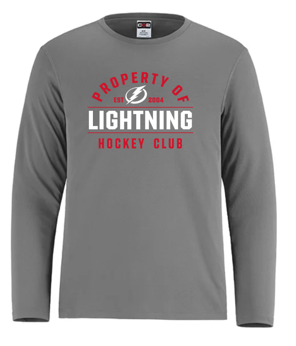 Long sleeve dri fit t-shirt lightning