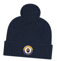 Pompom textured toque