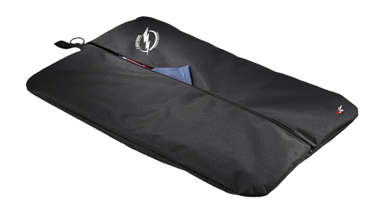 Jersey garment bag lightning
