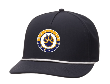 Navy rope snapback hat coyotes comp
