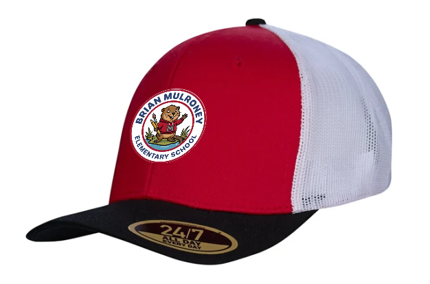 Casquette snapback de camionneur bleu marine