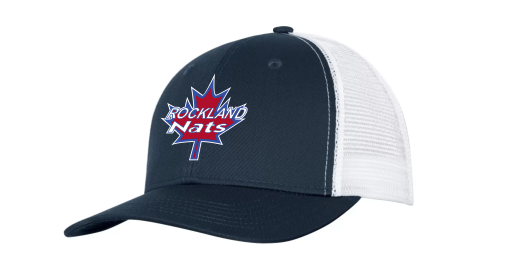 Navy/white trucker snapback hat  nats