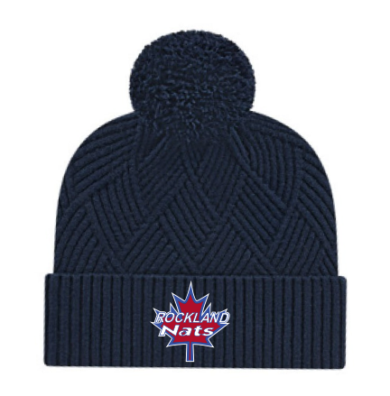 Pompom textured toque  nats
