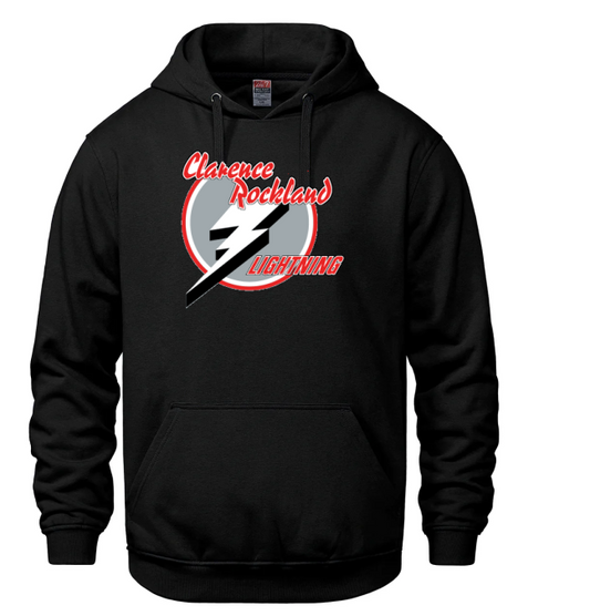 Cotton Hoodie lightning retro logo