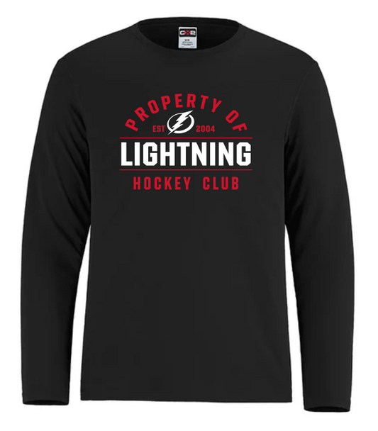 Long sleeve dri fit t-shirt lightning