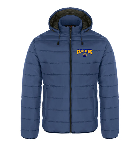 Glacial puffy jacket Coyotes house