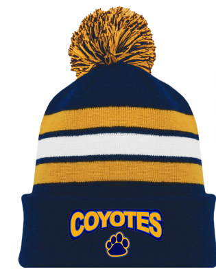 PomPom toque Coyotes house