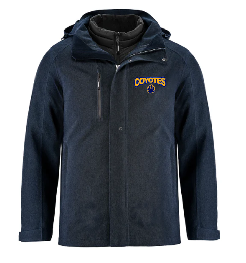 Apex 3 in 1 winter jacket Coyotes house