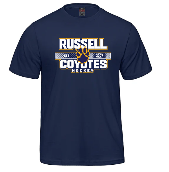 50/50 t-shirt Coyotes EST 2007