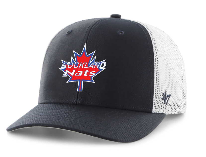 Casquette snapback camionneur bleu marine/blanche Nats