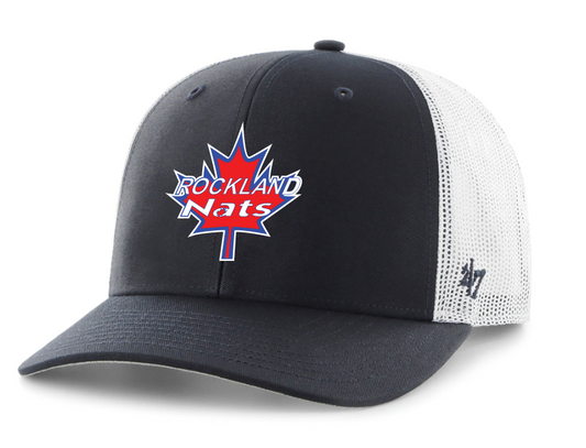 Navy/White trucker 47 brand snapback Nats