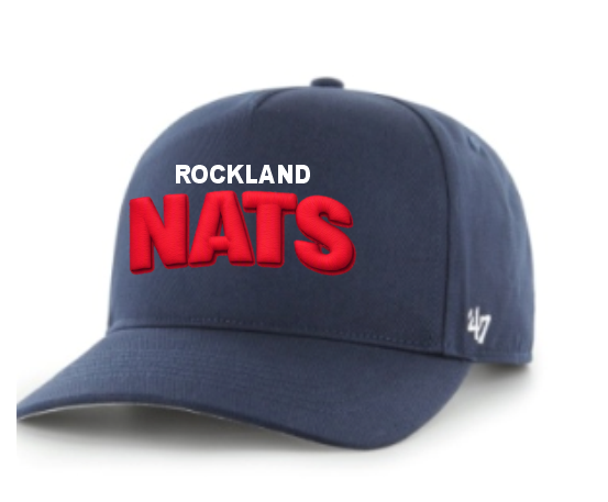 Casquette snapback camionneur bleu marine/blanche Nats