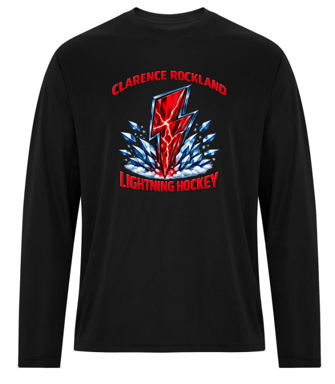 Long sleeve dri fit t-shirt lightning Strike