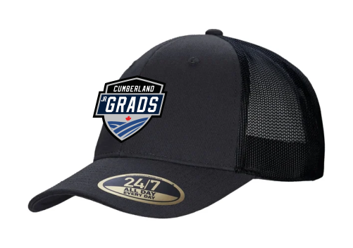 Black trucker hat snapback Grads