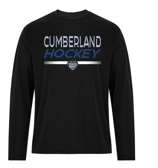 Long sleeve dri fit t-shirt Cumberland Grads