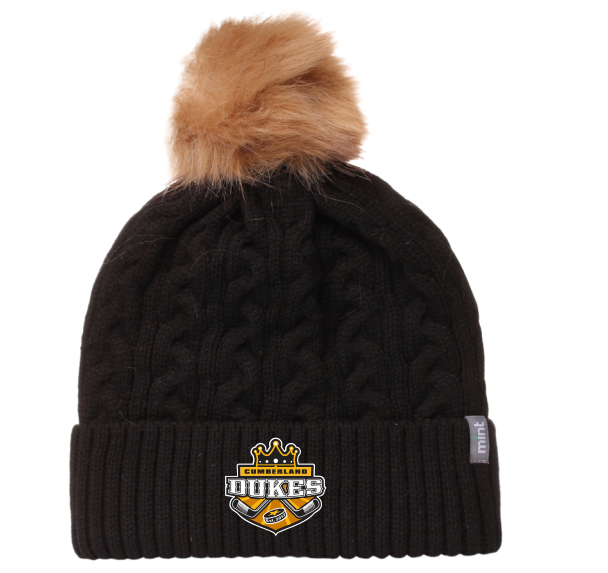 Pompom textured toque Dukes